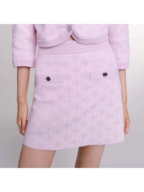 NWOT Maje Jacquard Knit Skirt 36